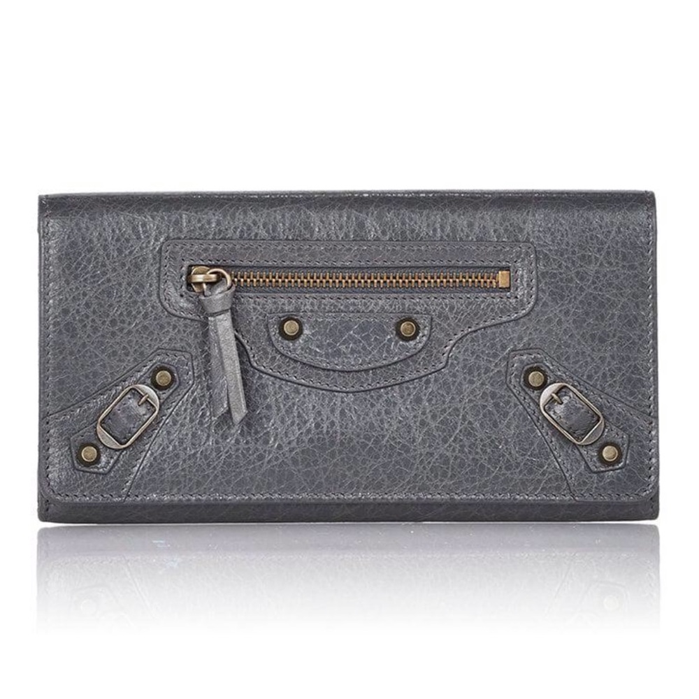 ❌SOLD❌ Balenciaga Classic Money Wallet, Gray - Picture 2 of 8